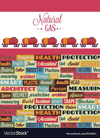 With industrial typography elements vector image