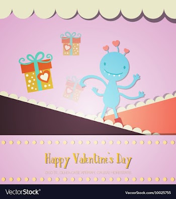 With love and love symbol vector image