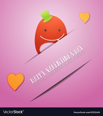 With love and love symbol vector image
