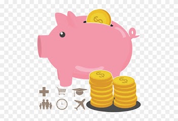 With Mutual Funds And Sips Save A Little Money Every - Piggy Bank Vector Png