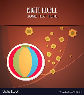 With people and flower vector image