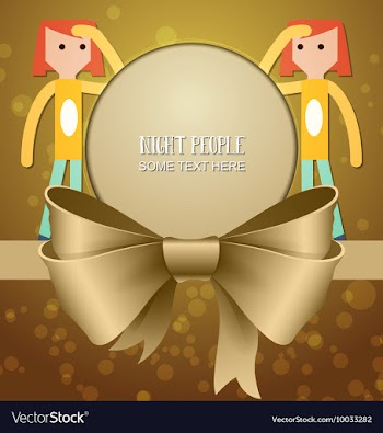 With people and kid vector image
