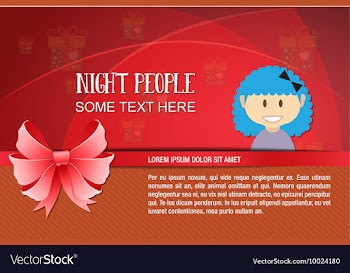 With people and people stuff vector image
