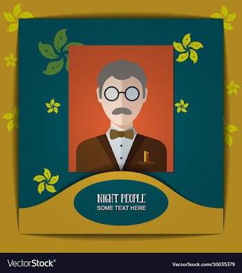 With people and teacher vector image