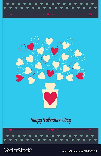 With potion heart and vector image