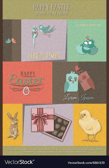 With spring and love birds vector image