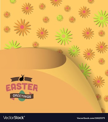With spring and spring flower vector image