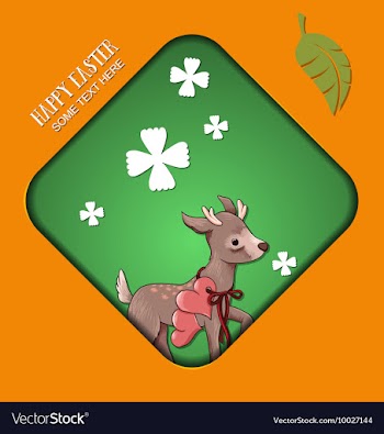 With spring and spring flower vector image