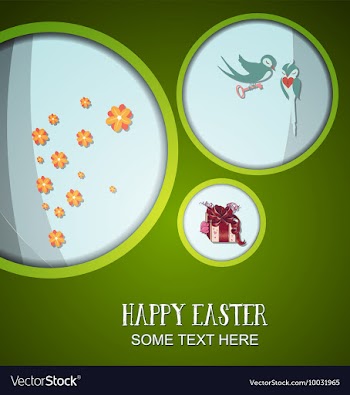 With spring and spring flower vector image