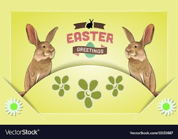 With spring and spring flower vector image