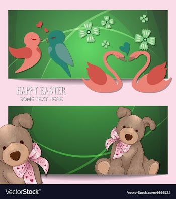 With spring and spring flower vector image