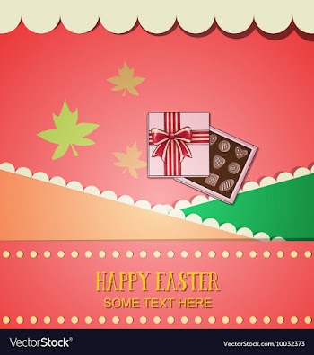 With spring and spring leaf vector image