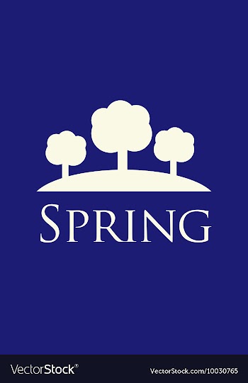With spring and vector image