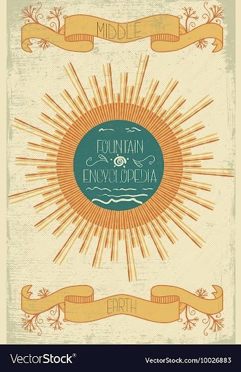 With subtle background and vintage typograph vector image