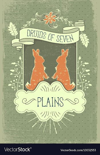 With subtle background and vintage typograph vector image