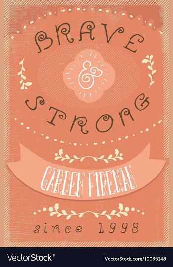 With subtle background and vintage typograph vector image