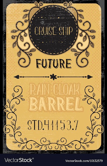 With subtle background and vintage typograph vector image