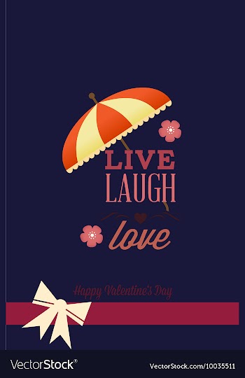 With text umbrella and vector image