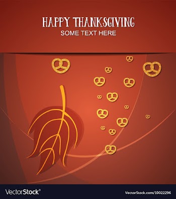 With thanksgiving and autumn colors vector image