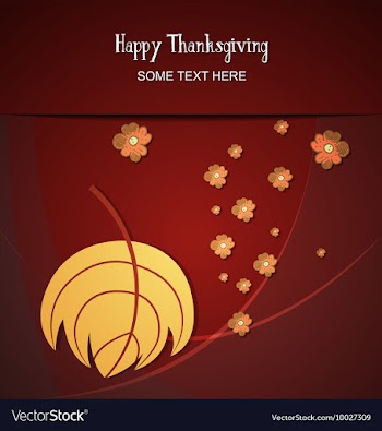 With thanksgiving and autumn colors vector image