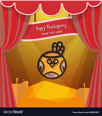 With thanksgiving and autumn colors vector image