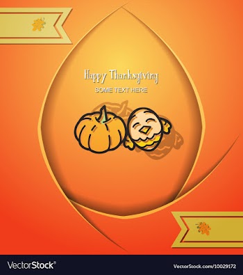 With thanksgiving and autumn colors vector image