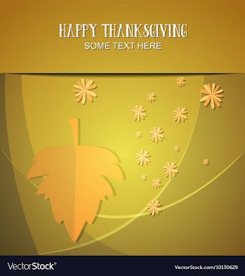 With thanksgiving and autumn colors vector image