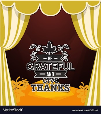 With thanksgiving and autumn colors vector image