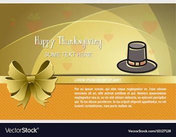With thanksgiving and nature vector image