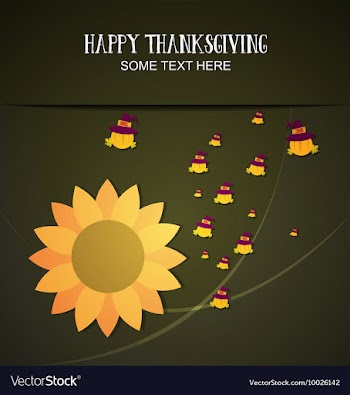 With thanksgiving and thanksgiving stuff vector image