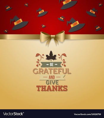 With thanksgiving and thanksgiving stuff vector image