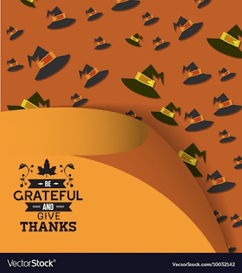With thanksgiving and thanksgiving stuff vector image