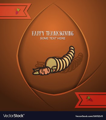 With thanksgiving and thanksgiving stuff vector image