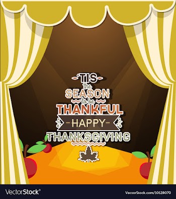With thanksgiving and thanksgiving stuff vector image