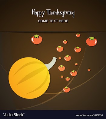 With thanksgiving and thanksgiving stuff vector image