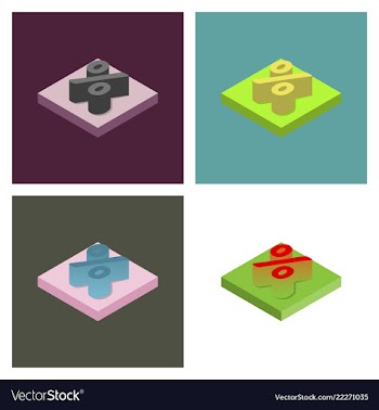 With the image of a mark percent business on the vector image