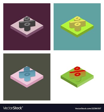 With the image of a mark percent business on the vector image