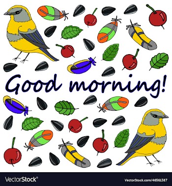 with the text good morning