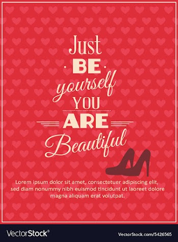 With typography elements and shoes vector image