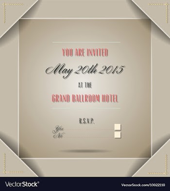 With wedding and vector image