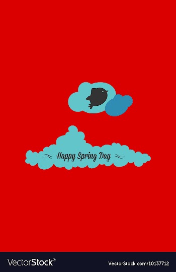 With wind cloud and vector image