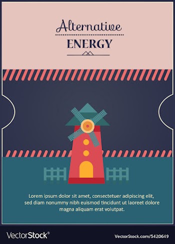 With windmill vector image