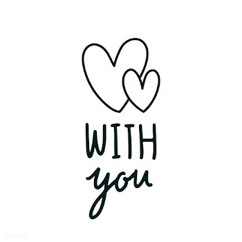With you and two hearts vector | Free stock vector - 519701