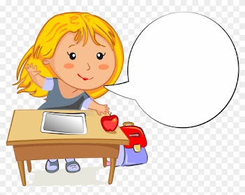 Without Word Balloons And In Both Standard And Wide - Cartoon School Girl Png