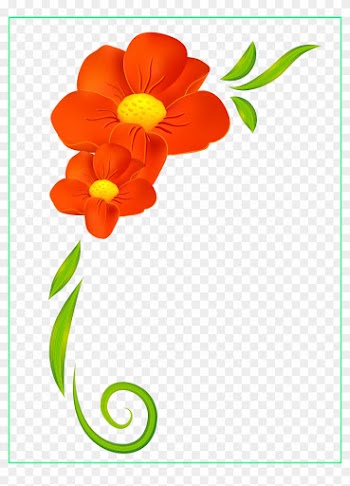 Wizard Of Oz Clipart Transparent - Clipart Border Png Flower
