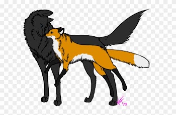 Wolf And Fox By Xxtherev - Wolf And Fox By Xxtherev