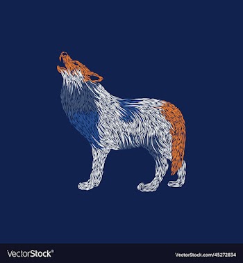 wolf animal artwork creative design