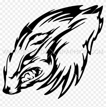 Wolf Claw - Wolverine Animal Line Art