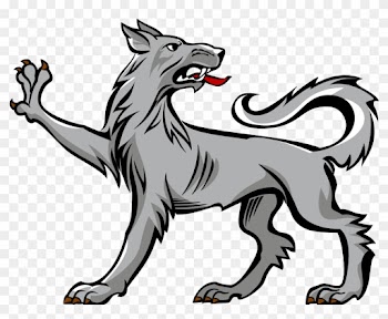 Wolf Clipart Heraldic - Wolf Coat Of Arms Png
