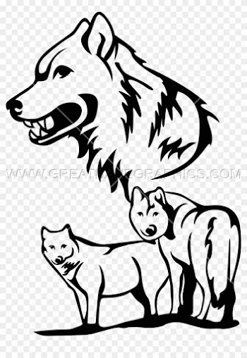 Wolf Collage - Scalable Vector Graphics